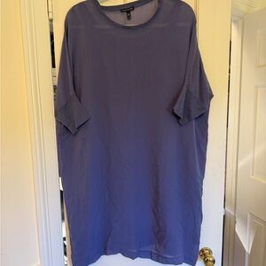 Silk Blue dress Eileen Fisher
